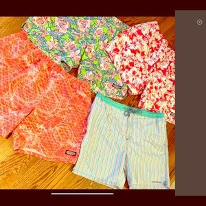 4 Vineyard Vines Men’s XL Bathing Suits.